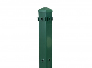 Eck-Gitterpfosten Typ "D" grün für Zaunhöhe 1230 mm