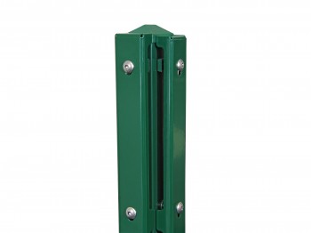 Eck-Gitterpfosten Typ "D" grün für Zaunhöhe 1430 mm