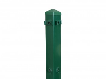 Eck-Gitterpfosten Typ "K" grün für Zaunhöhe 2430 mm