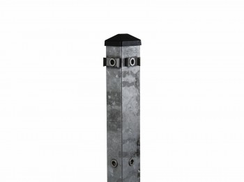 Eck-Gitterpfosten Typ "K" feuerverzinkt für Zaunhöhe 1430 mm
