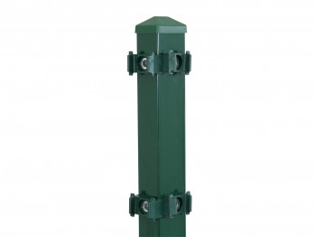 Eck-Gitterpfosten Typ "P" grün für Zaunhöhe 1430 mm