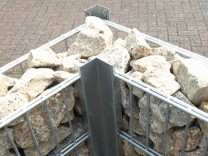 Gabionen-Eckprofil verzinkt L 1500 mm