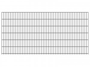 Doppelstab-Gittermatte "leicht" 6/5/6 anthrazit H 1230 mm