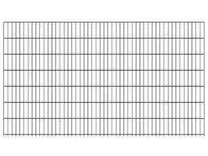 Doppelstab-Gittermatte "schwer" 8/6/8 anthrazit H 1430 mm