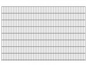 Doppelstab-Gittermatte "schwer" 8/6/8 anthrazit H 1630 mm