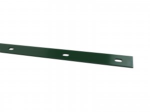 Flachleiste für Pfosten Typ "F" grün 1230 mm