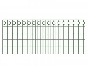 Schmuckzaunelement "Alme" grün H 1030 mm