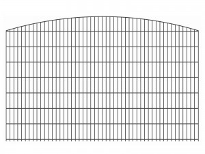 Schmuckzaunelement "Iller" anthrazit H 1430/1630 mm