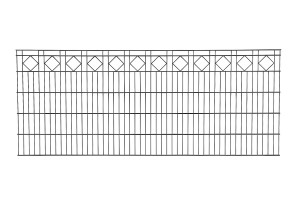 Schmuckzaunelement "Emscher" anthrazit H 1000 mm