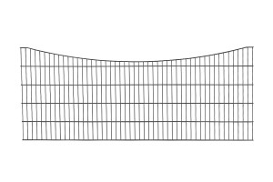 Schmuckzaunelement "Gelbach" anthrazit H 800/650 mm
